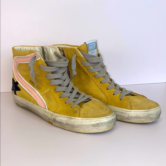 Golden Goose Shoes - Golden Goose Deluxe Brand High-Top Sneakers